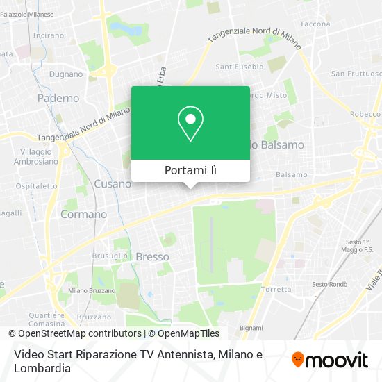Mappa Video Start Riparazione TV Antennista