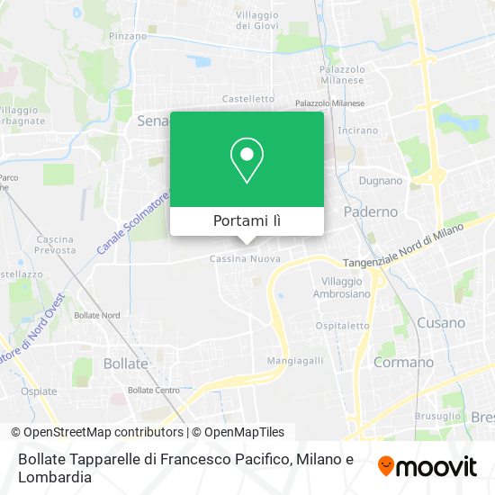 Mappa Bollate Tapparelle di Francesco Pacifico