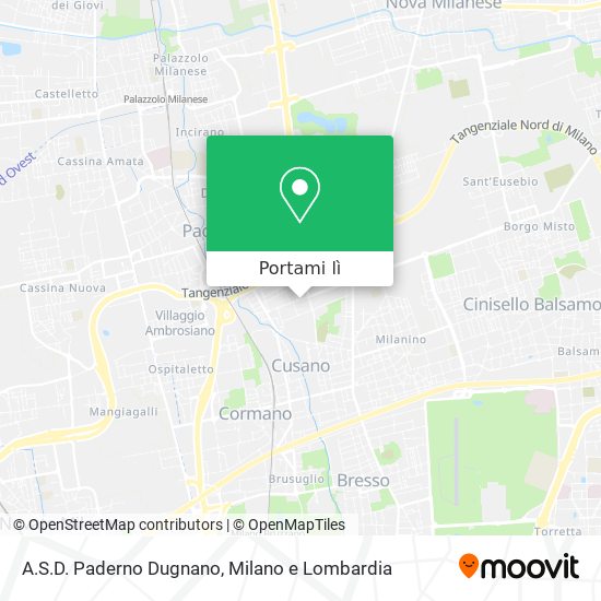Mappa A.S.D. Paderno Dugnano