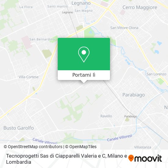 Mappa Tecnoprogetti Sas di Ciapparelli Valeria e C