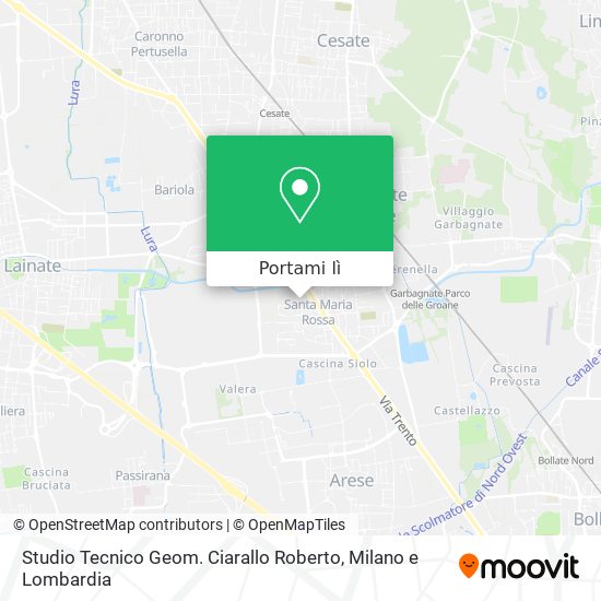 Mappa Studio Tecnico Geom. Ciarallo Roberto