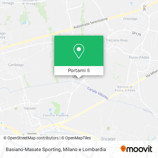 Mappa Basiano-Masate Sporting