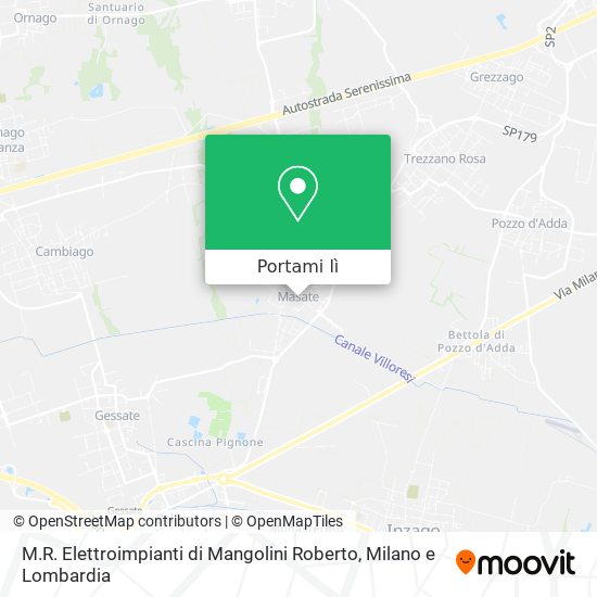 Mappa M.R. Elettroimpianti di Mangolini Roberto