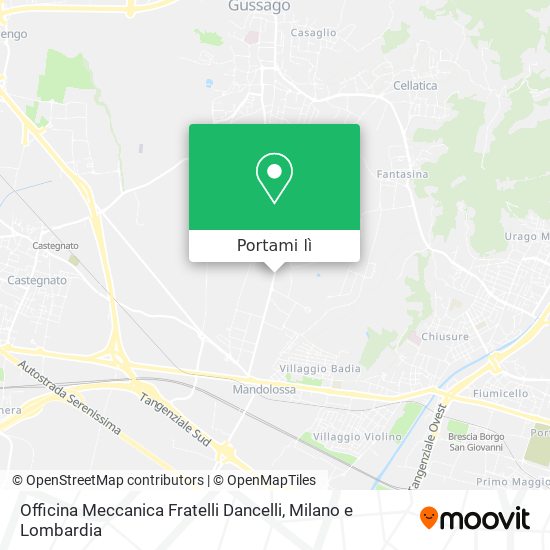 Mappa Officina Meccanica Fratelli Dancelli