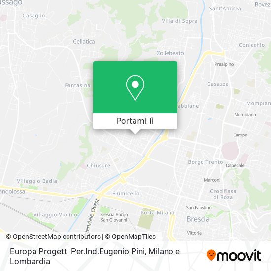 Mappa Europa Progetti Per.Ind.Eugenio Pini