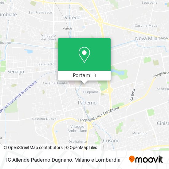 Mappa IC Allende Paderno Dugnano