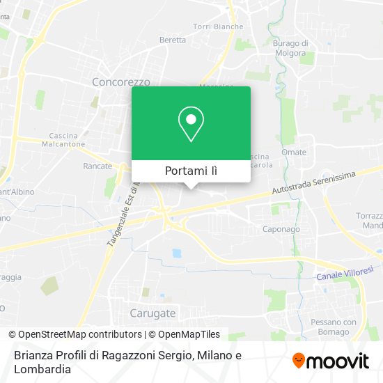 Mappa Brianza Profili di Ragazzoni Sergio