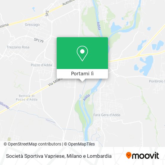 Mappa Società Sportiva Vapriese