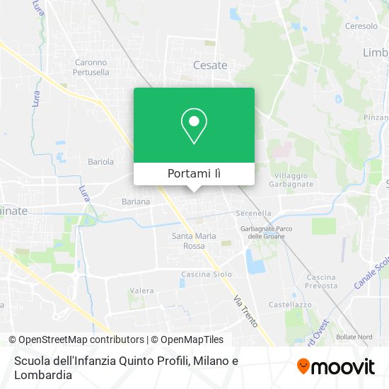 Mappa Scuola dell'Infanzia Quinto Profili