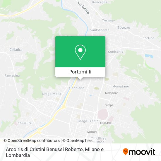 Mappa Arcoiris di Cristini Benussi Roberto
