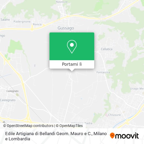 Mappa Edile Artigiana di Bellandi Geom. Mauro e C.