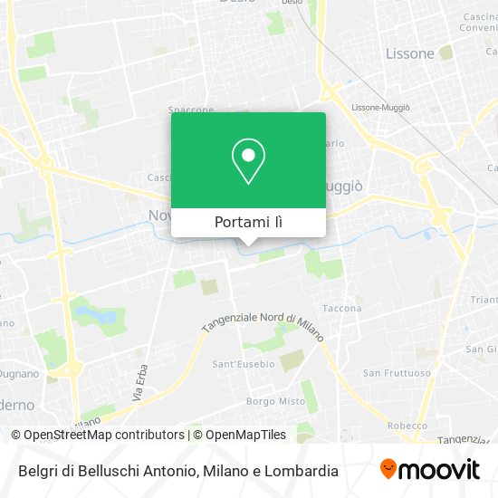 Mappa Belgri di Belluschi Antonio