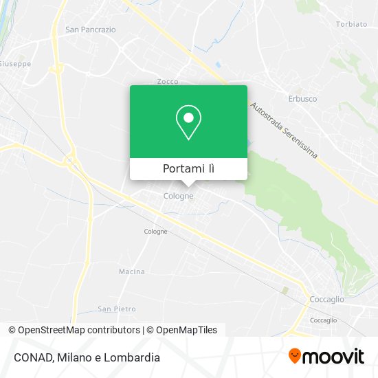 Mappa CONAD