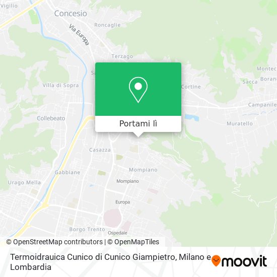 Mappa Termoidrauica Cunico di Cunico Giampietro