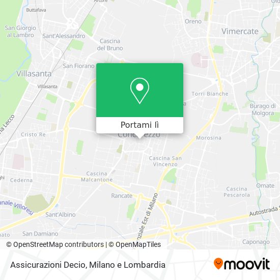 Mappa Assicurazioni Decio