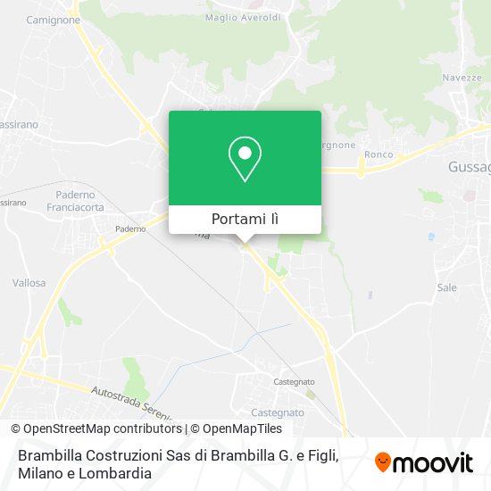 Mappa Brambilla Costruzioni Sas di Brambilla G. e Figli