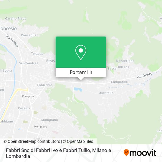 Mappa Fabbri Snc di Fabbri Ivo e Fabbri Tullio