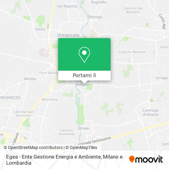 Mappa Egea - Ente Gestione Energia e Ambiente