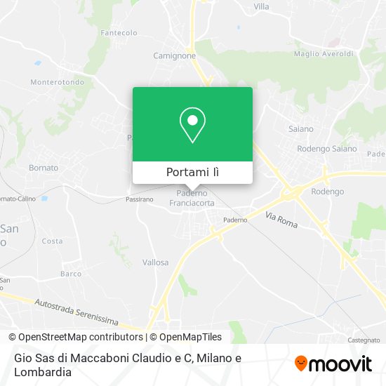 Mappa Gio Sas di Maccaboni Claudio e C