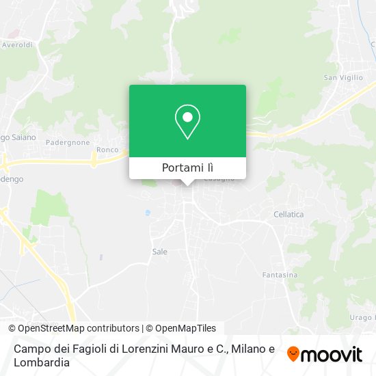 Mappa Campo dei Fagioli di Lorenzini Mauro e C.