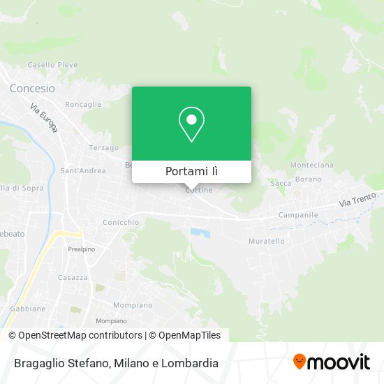 Mappa Bragaglio Stefano