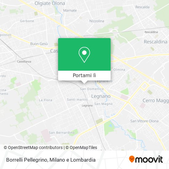 Mappa Borrelli Pellegrino