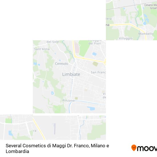 Mappa Several Cosmetics di Maggi Dr. Franco