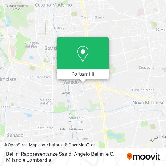 Mappa Bellini Rappresentanze Sas di Angelo Bellini e C.