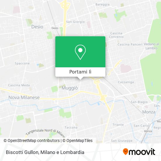 Mappa Biscotti Gullon