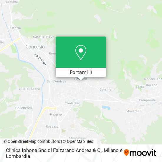 Mappa Clinica Iphone Snc di Falzarano Andrea & C.