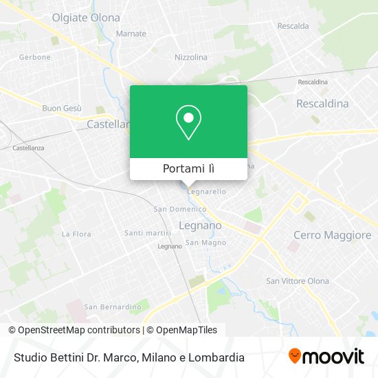Mappa Studio Bettini Dr. Marco