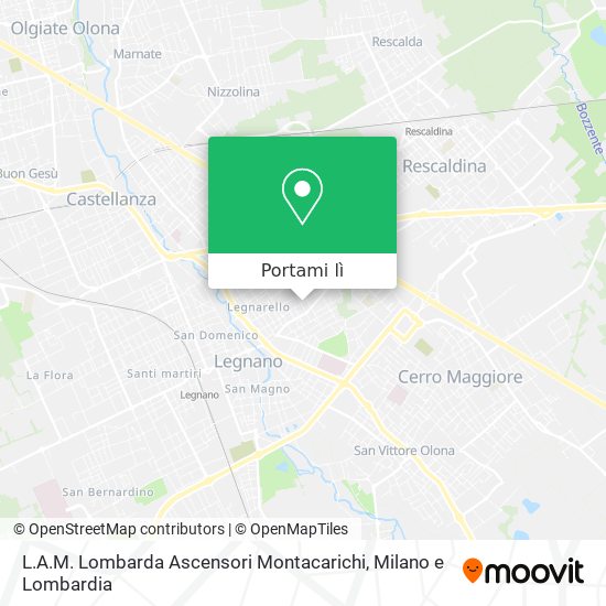Mappa L.A.M. Lombarda Ascensori Montacarichi