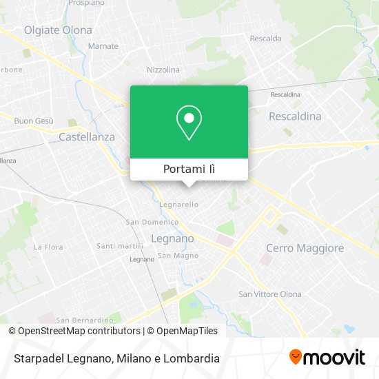 Mappa Starpadel Legnano