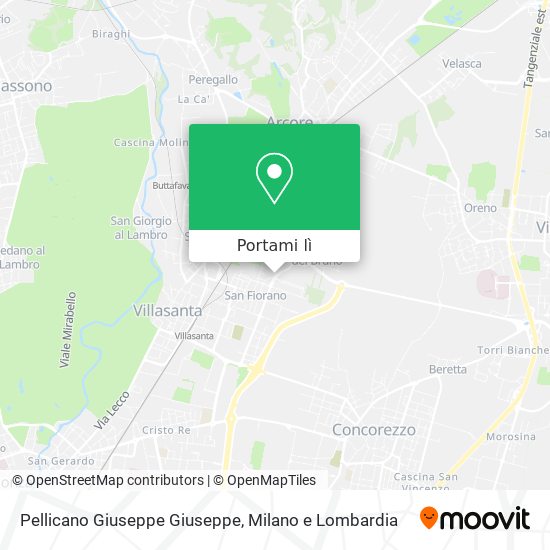 Mappa Pellicano Giuseppe Giuseppe