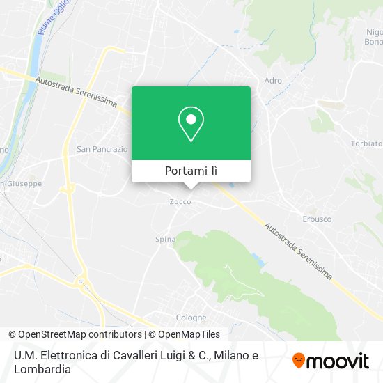 Mappa U.M. Elettronica di Cavalleri Luigi & C.