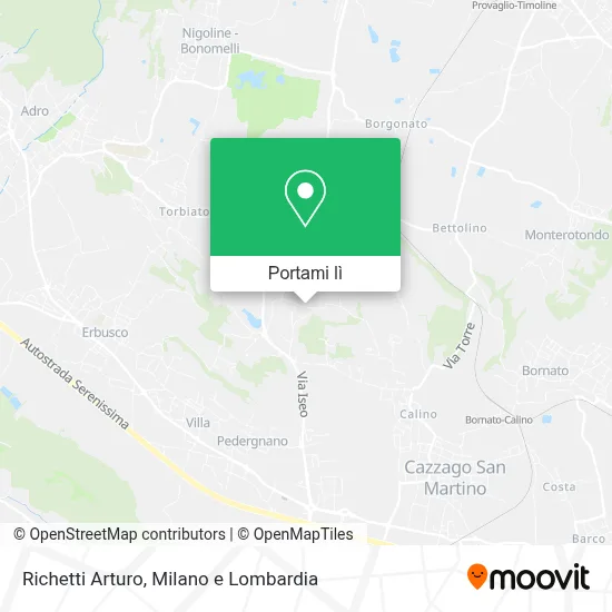 Mappa Richetti Arturo