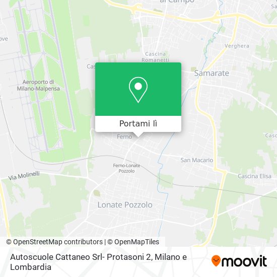 Mappa Autoscuole Cattaneo Srl- Protasoni 2