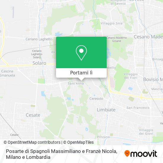 Mappa Posarte di Spagnoli Massimiliano e Franzè Nicola