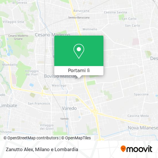 Mappa Zanutto Alex