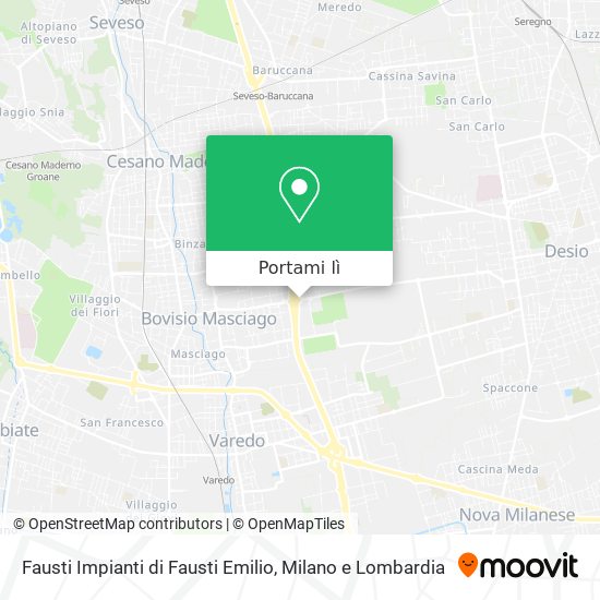 Mappa Fausti Impianti di Fausti Emilio