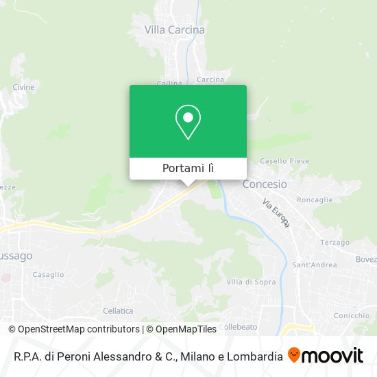Mappa R.P.A. di Peroni Alessandro & C.