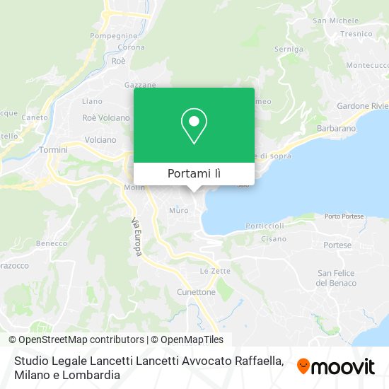 Mappa Studio Legale Lancetti Lancetti Avvocato Raffaella