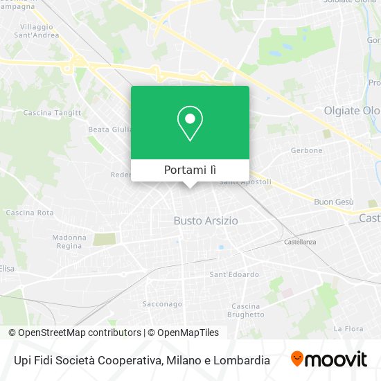 Mappa Upi Fidi Società Cooperativa