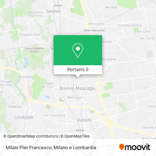 Mappa Milani Pier Francesco