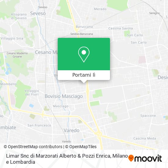 Mappa Limar Snc di Marzorati Alberto & Pozzi Enrica