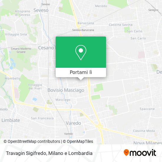 Mappa Travagin Sigifredo