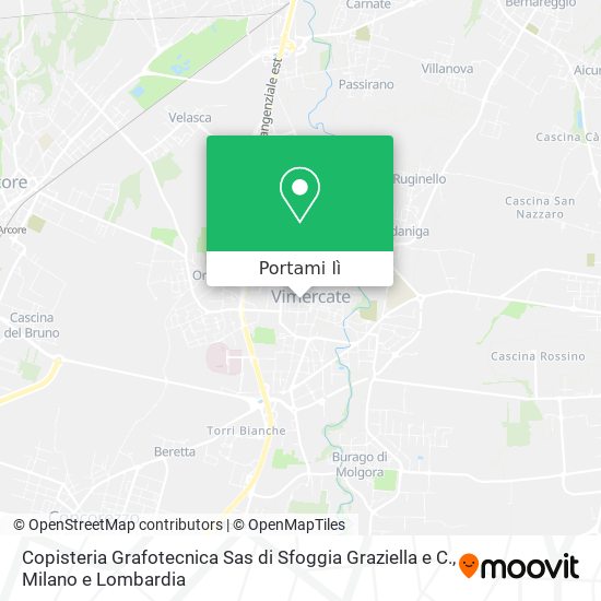 Mappa Copisteria Grafotecnica Sas di Sfoggia Graziella e C.
