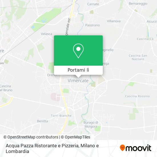 Mappa Acqua Pazza Ristorante e Pizzeria