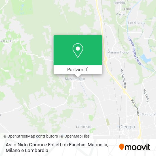 Mappa Asilo Nido Gnomi e Folletti di Fanchini Marinella