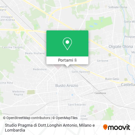 Mappa Studio Pragma di Dott.Longhin Antonio